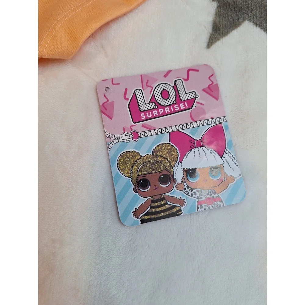 L.O.L. Surprise! 2 pc. Short & T-Shirt Set Size 3T Funtastic! Orange New - Picture 7 of 9